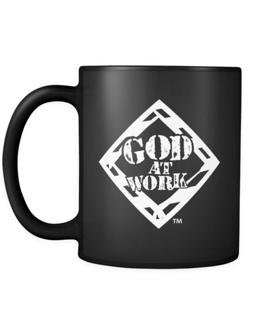 GOD AT WORK COFFEE MUG