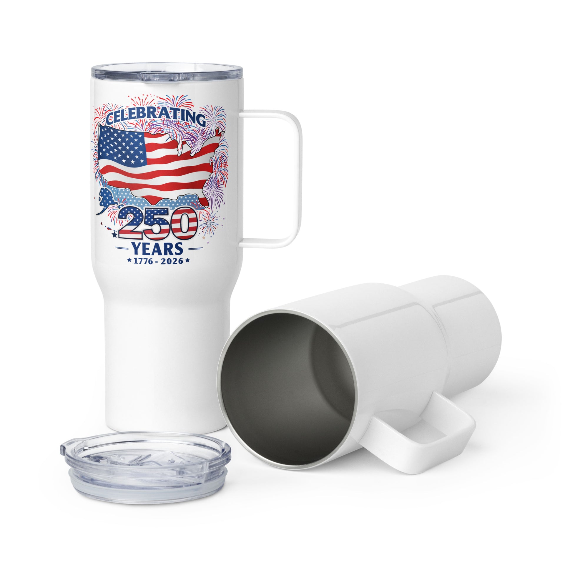 USA 250 25oz Travel Mug – StandingOvationTees
